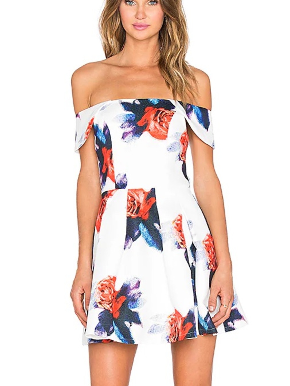 L'ATISTE Chelsea Garden Dress Tiger Mist Floral Mini